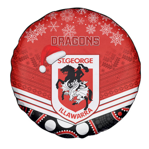 custom-dragons-rugby-christmas-spare-tire-cover-merry-xmas-2023-mix-aboriginal-art