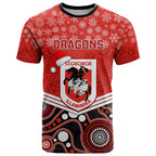 custom-dragons-rugby-christmas-t-shirt-merry-xmas-2023-mix-aboriginal-art