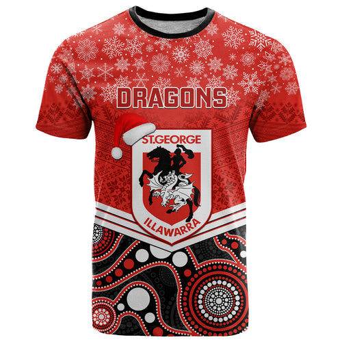 custom-dragons-rugby-christmas-t-shirt-merry-xmas-2023-mix-aboriginal-art