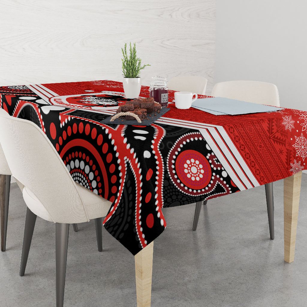 custom-dragons-rugby-christmas-tablecloth-merry-xmas-2023-mix-aboriginal-art