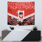 custom-dragons-rugby-christmas-tapestry-merry-xmas-2023-mix-aboriginal-art