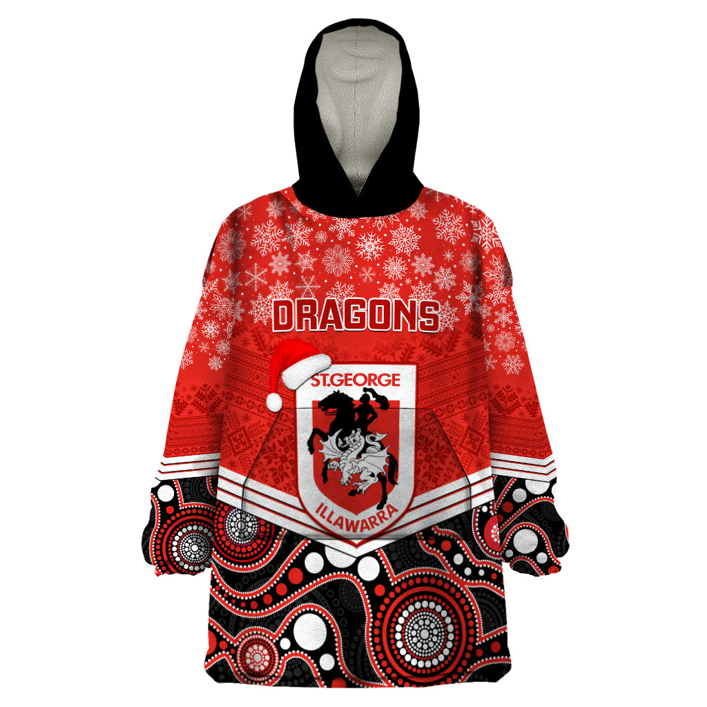 custom-dragons-rugby-christmas-wearable-blanket-hoodie-merry-xmas-2023-mix-aboriginal-art