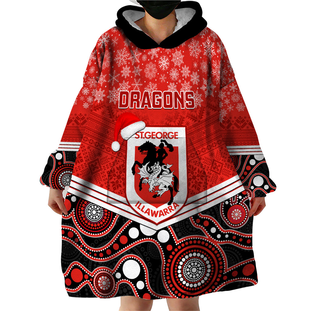 custom-dragons-rugby-christmas-wearable-blanket-hoodie-merry-xmas-2023-mix-aboriginal-art