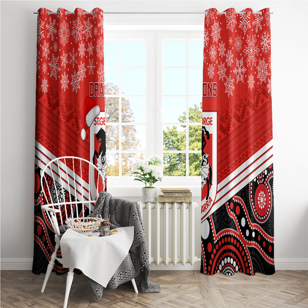 custom-dragons-rugby-christmas-window-curtain-merry-xmas-2023-mix-aboriginal-art