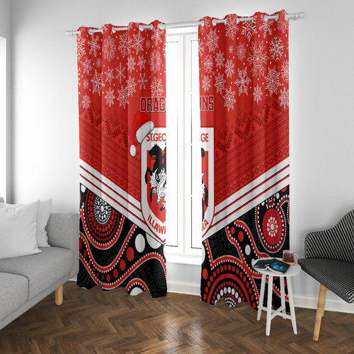 custom-dragons-rugby-christmas-window-curtain-merry-xmas-2023-mix-aboriginal-art