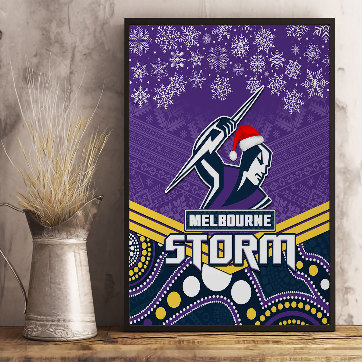 custom-storm-rugby-christmas-canvas-wall-art-merry-xmas-2023-mix-aboriginal-art
