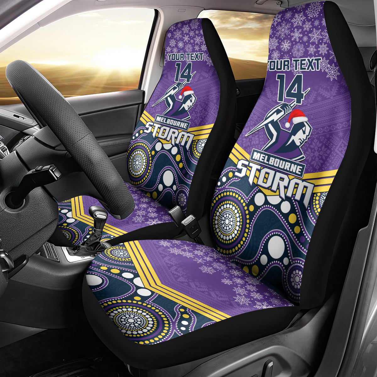 custom-storm-rugby-christmas-car-seat-cover-merry-xmas-2023-mix-aboriginal-art