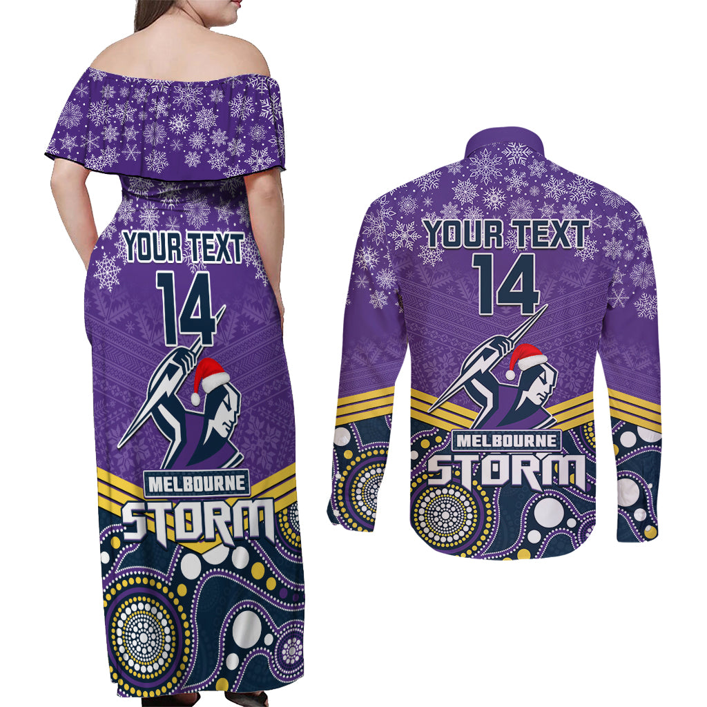 custom-storm-rugby-christmas-couples-matching-off-shoulder-maxi-dress-and-long-sleeve-button-shirt-merry-xmas-2023-mix-aboriginal-art