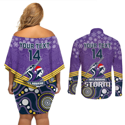 custom-storm-rugby-christmas-couples-matching-off-shoulder-short-dress-and-long-sleeve-button-shirt-merry-xmas-2023-mix-aboriginal-art