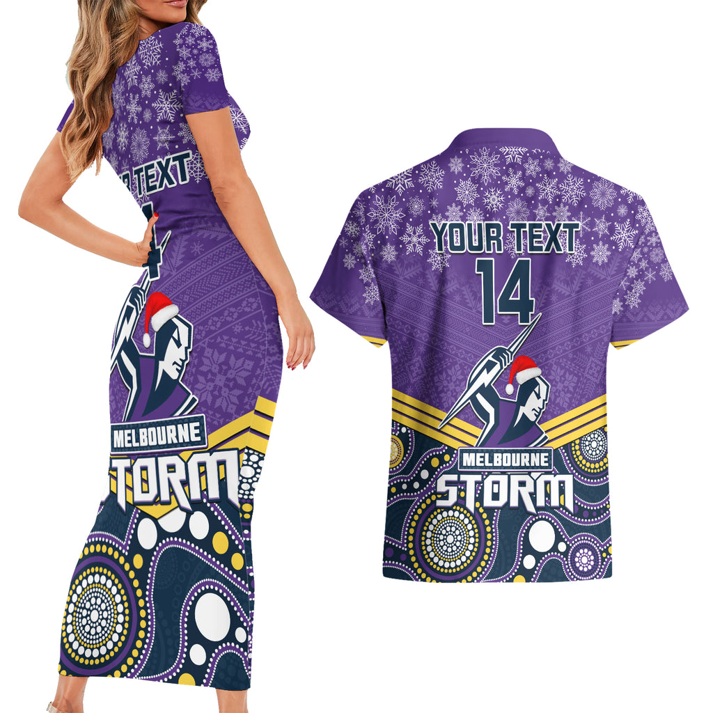 custom-storm-rugby-christmas-couples-matching-short-sleeve-bodycon-dress-and-hawaiian-shirt-merry-xmas-2023-mix-aboriginal-art