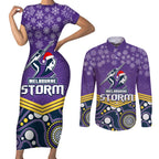 custom-storm-rugby-christmas-couples-matching-short-sleeve-bodycon-dress-and-long-sleeve-button-shirt-merry-xmas-2023-mix-aboriginal-art