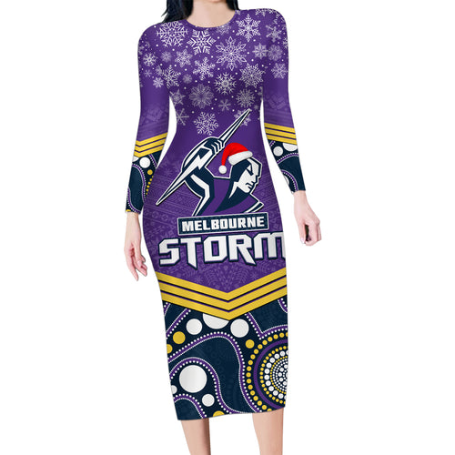 custom-storm-rugby-christmas-family-matching-long-sleeve-bodycon-dress-and-hawaiian-shirt-merry-xmas-2023-mix-aboriginal-art