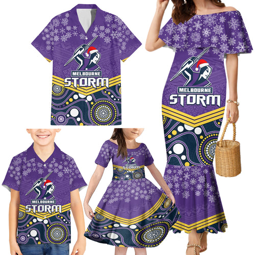 custom-storm-rugby-christmas-family-matching-mermaid-dress-and-hawaiian-shirt-merry-xmas-2023-mix-aboriginal-art