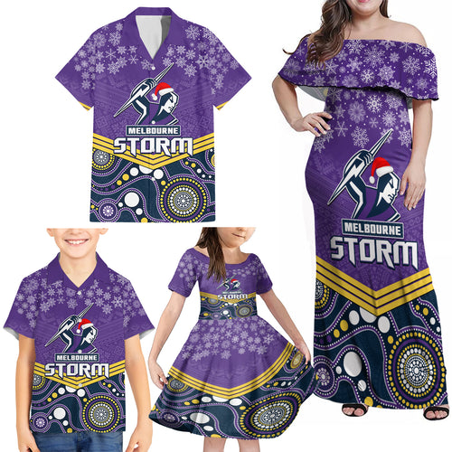 custom-storm-rugby-christmas-family-matching-off-shoulder-maxi-dress-and-hawaiian-shirt-merry-xmas-2023-mix-aboriginal-art