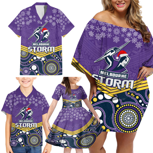 custom-storm-rugby-christmas-family-matching-off-shoulder-short-dress-and-hawaiian-shirt-merry-xmas-2023-mix-aboriginal-art