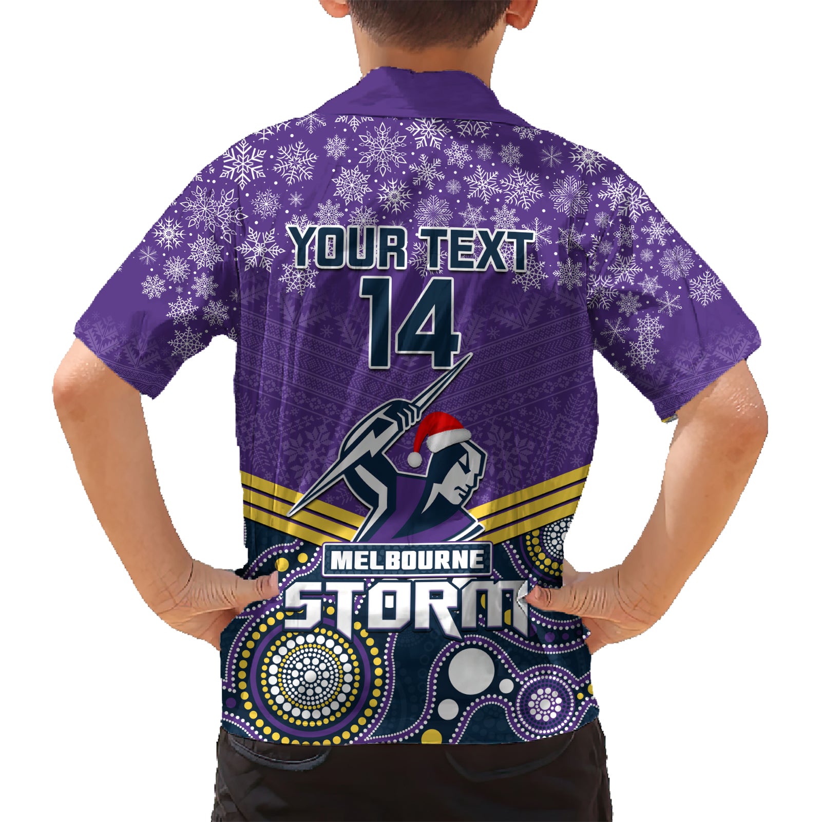 custom-storm-rugby-christmas-family-matching-short-sleeve-bodycon-dress-and-hawaiian-shirt-merry-xmas-2023-mix-aboriginal-art