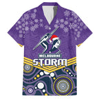 custom-storm-rugby-christmas-family-matching-short-sleeve-bodycon-dress-and-hawaiian-shirt-merry-xmas-2023-mix-aboriginal-art