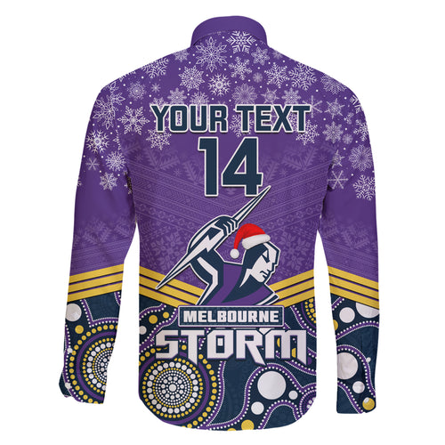 custom-storm-rugby-christmas-family-matching-short-sleeve-bodycon-dress-and-hawaiian-shirt-merry-xmas-2023-mix-aboriginal-art
