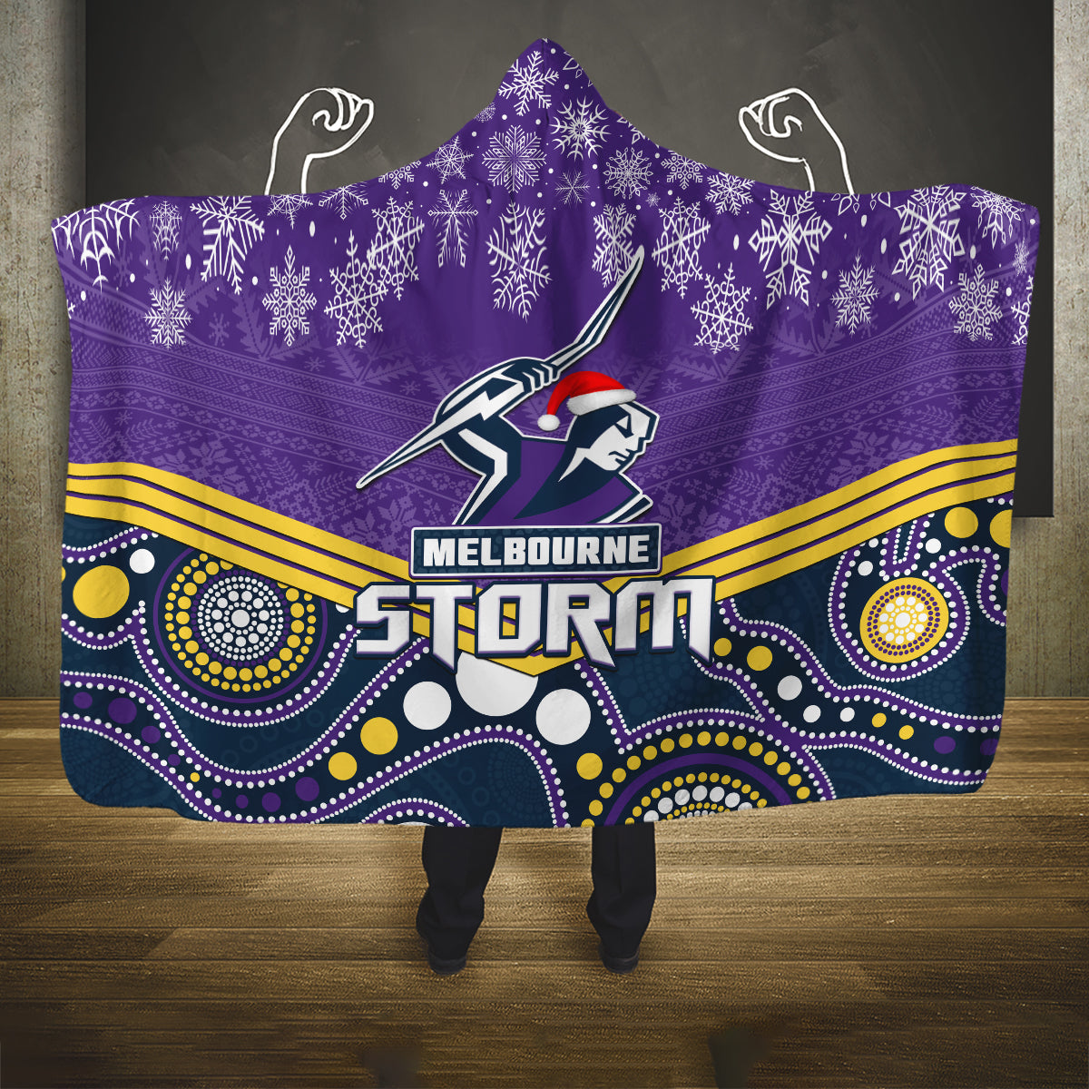 custom-storm-rugby-christmas-hooded-blanket-merry-xmas-2023-mix-aboriginal-art