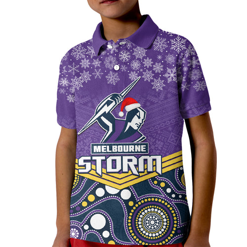 custom-storm-rugby-christmas-kid-polo-shirt-merry-xmas-2023-mix-aboriginal-art