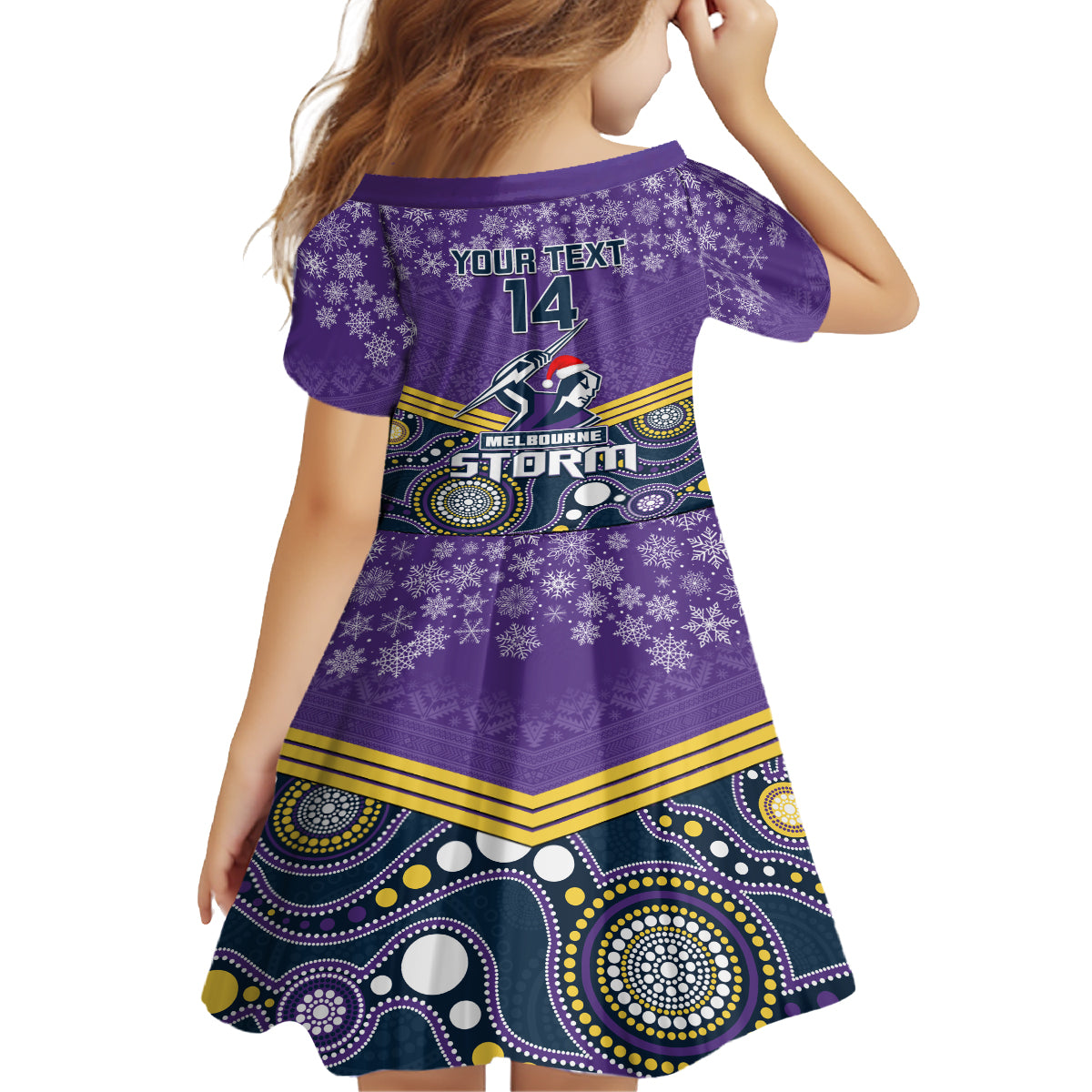 custom-storm-rugby-christmas-kid-short-sleeve-dress-merry-xmas-2023-mix-aboriginal-art