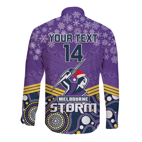 custom-storm-rugby-christmas-long-sleeve-button-shirt-merry-xmas-2023-mix-aboriginal-art