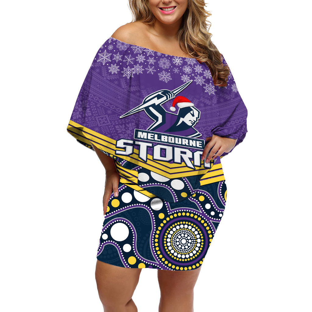 custom-storm-rugby-christmas-off-shoulder-short-dress-merry-xmas-2023-mix-aboriginal-art