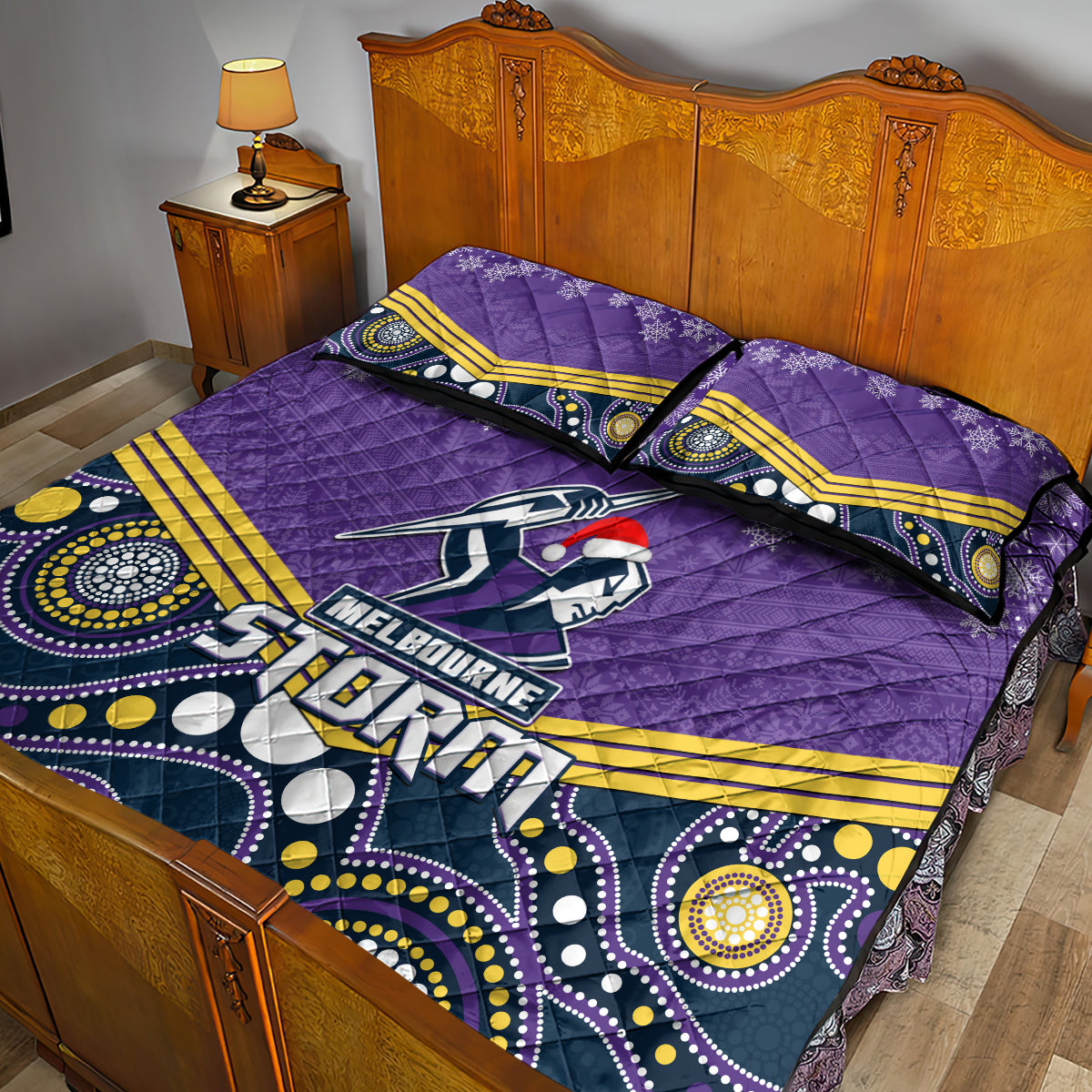 custom-storm-rugby-christmas-quilt-bed-set-merry-xmas-2023-mix-aboriginal-art