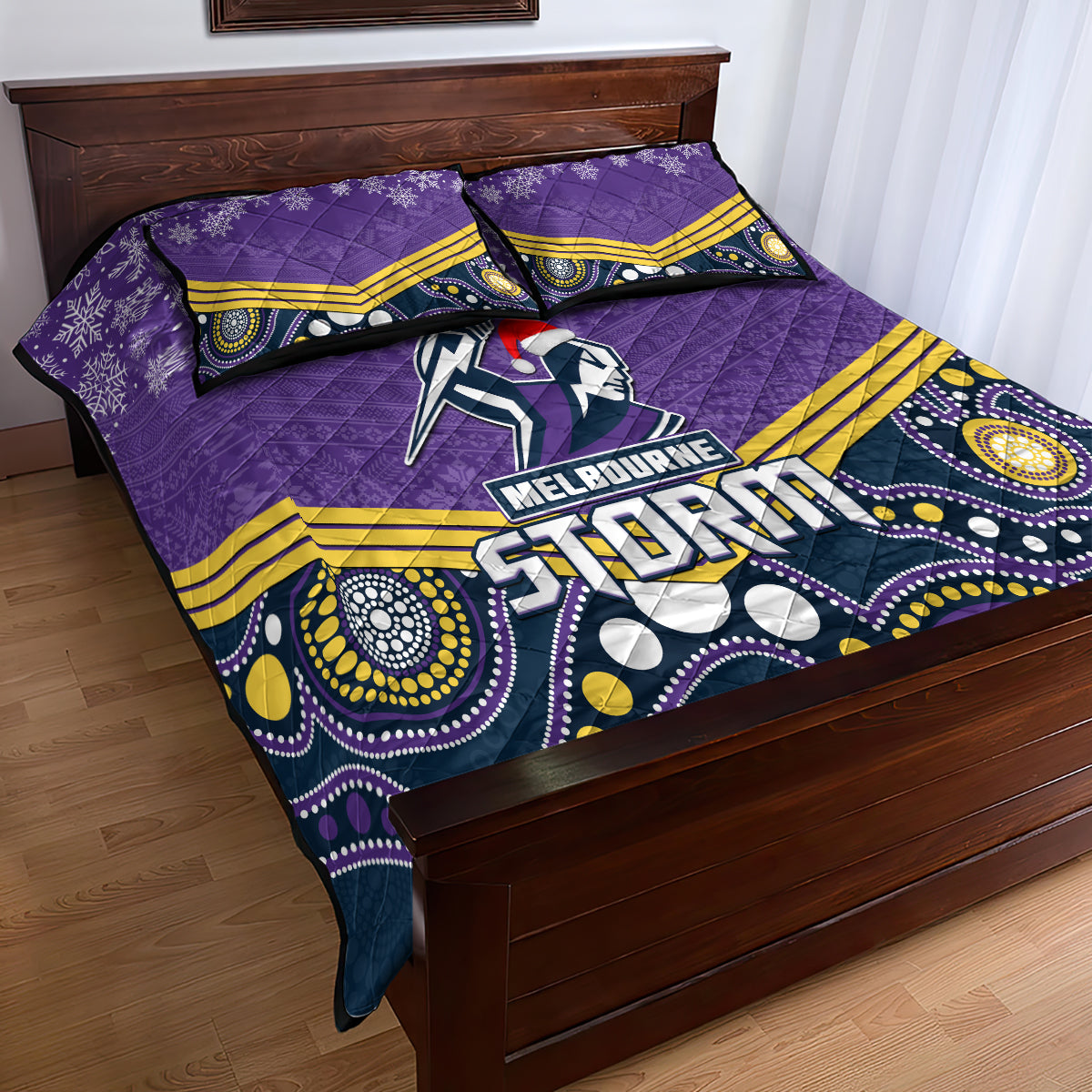 custom-storm-rugby-christmas-quilt-bed-set-merry-xmas-2023-mix-aboriginal-art