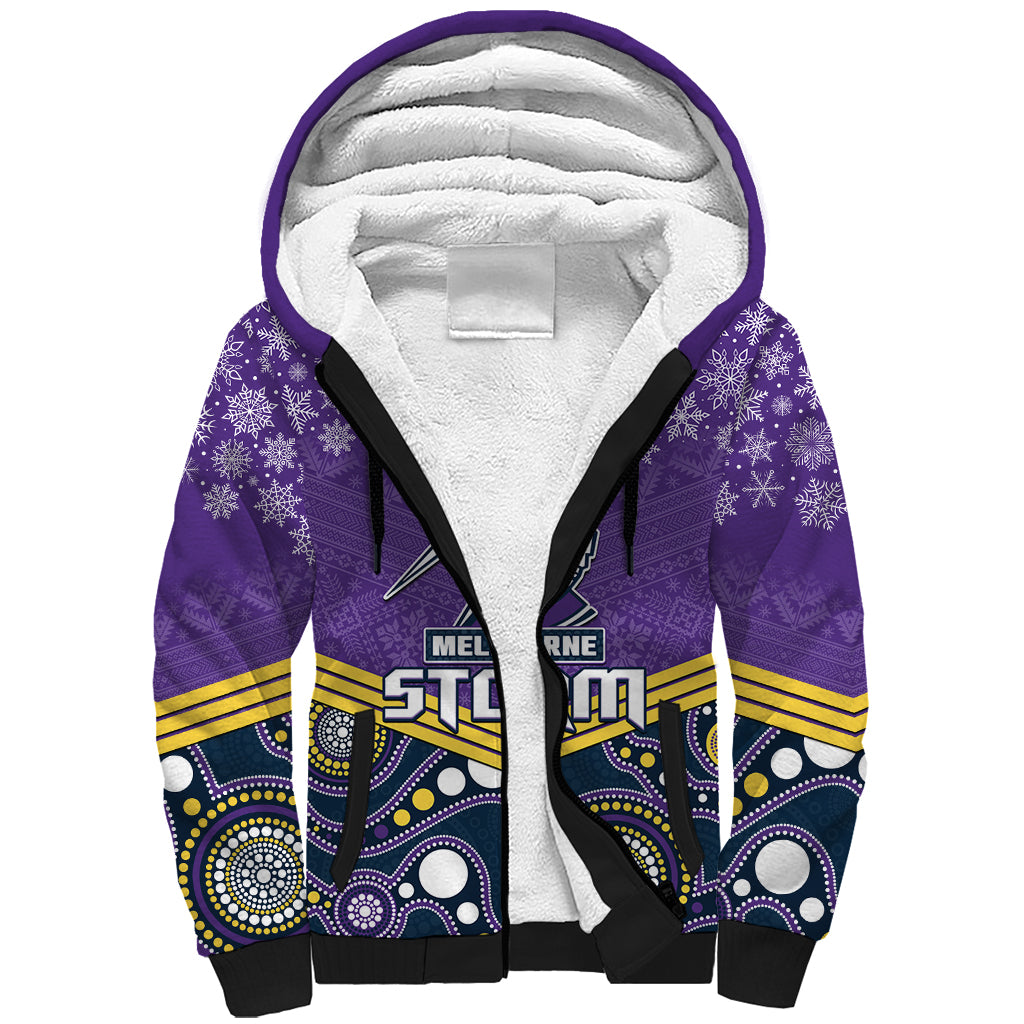 custom-storm-rugby-christmas-sherpa-hoodie-merry-xmas-2023-mix-aboriginal-art