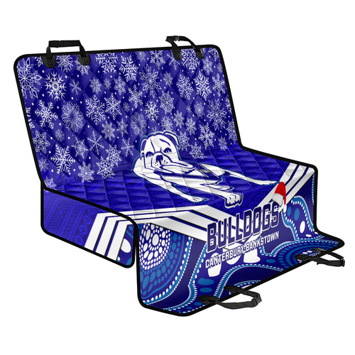 custom-bulldogs-rugby-christmas-back-car-seat-cover-merry-xmas-2023-mix-aboriginal-art