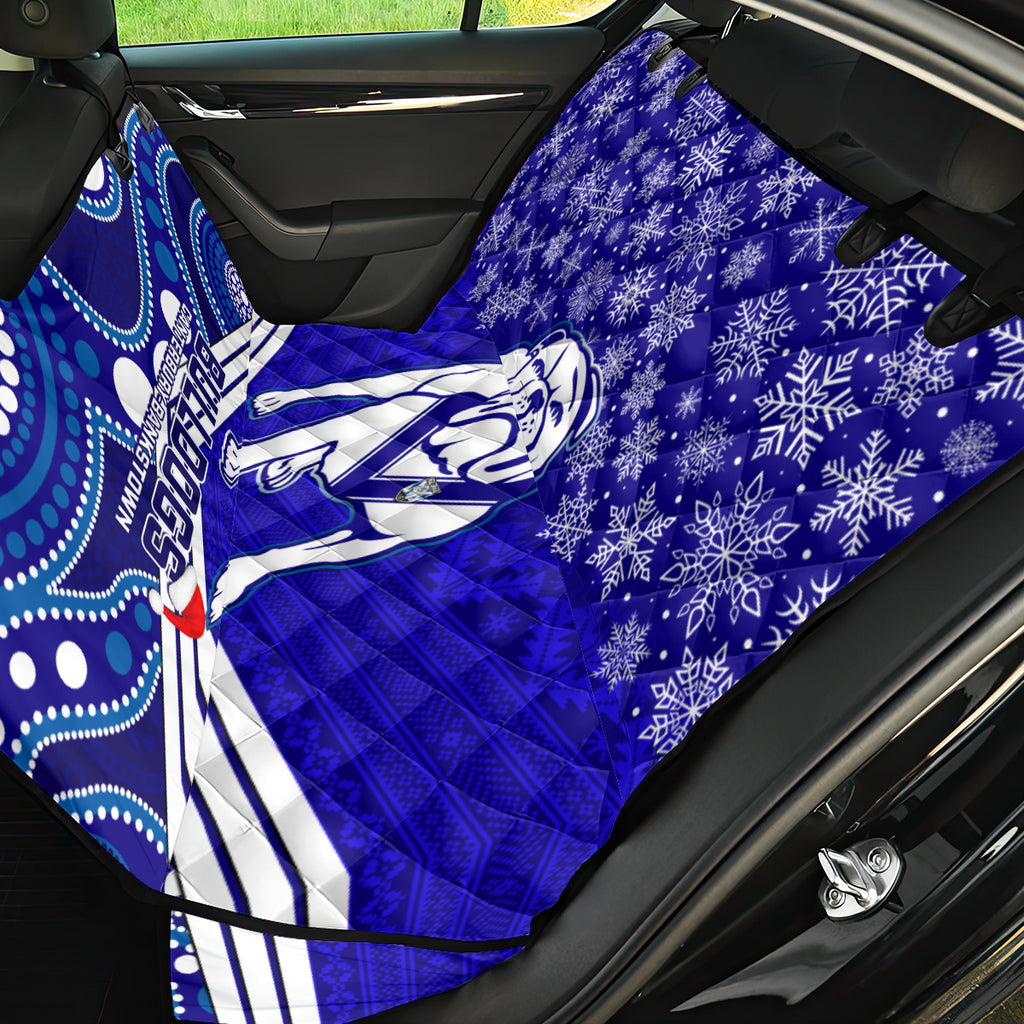 custom-bulldogs-rugby-christmas-back-car-seat-cover-merry-xmas-2023-mix-aboriginal-art