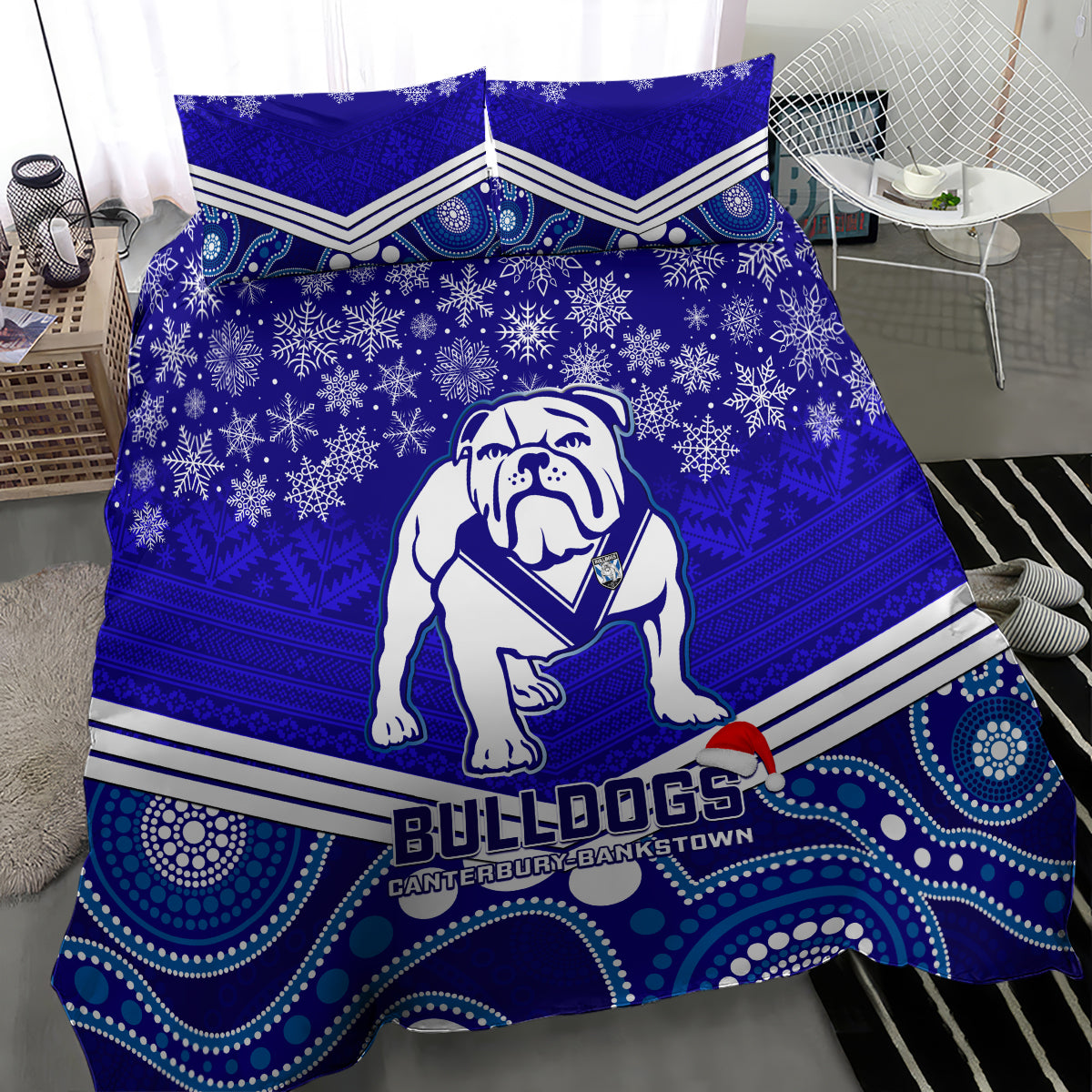 custom-bulldogs-rugby-christmas-bedding-set-merry-xmas-2023-mix-aboriginal-art