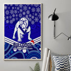 custom-bulldogs-rugby-christmas-canvas-wall-art-merry-xmas-2023-mix-aboriginal-art