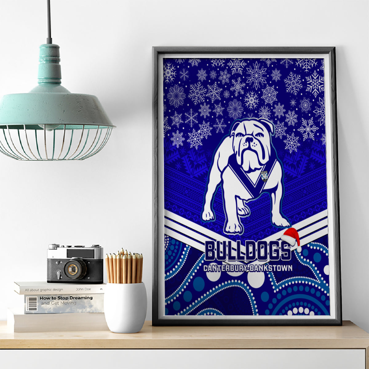 custom-bulldogs-rugby-christmas-canvas-wall-art-merry-xmas-2023-mix-aboriginal-art