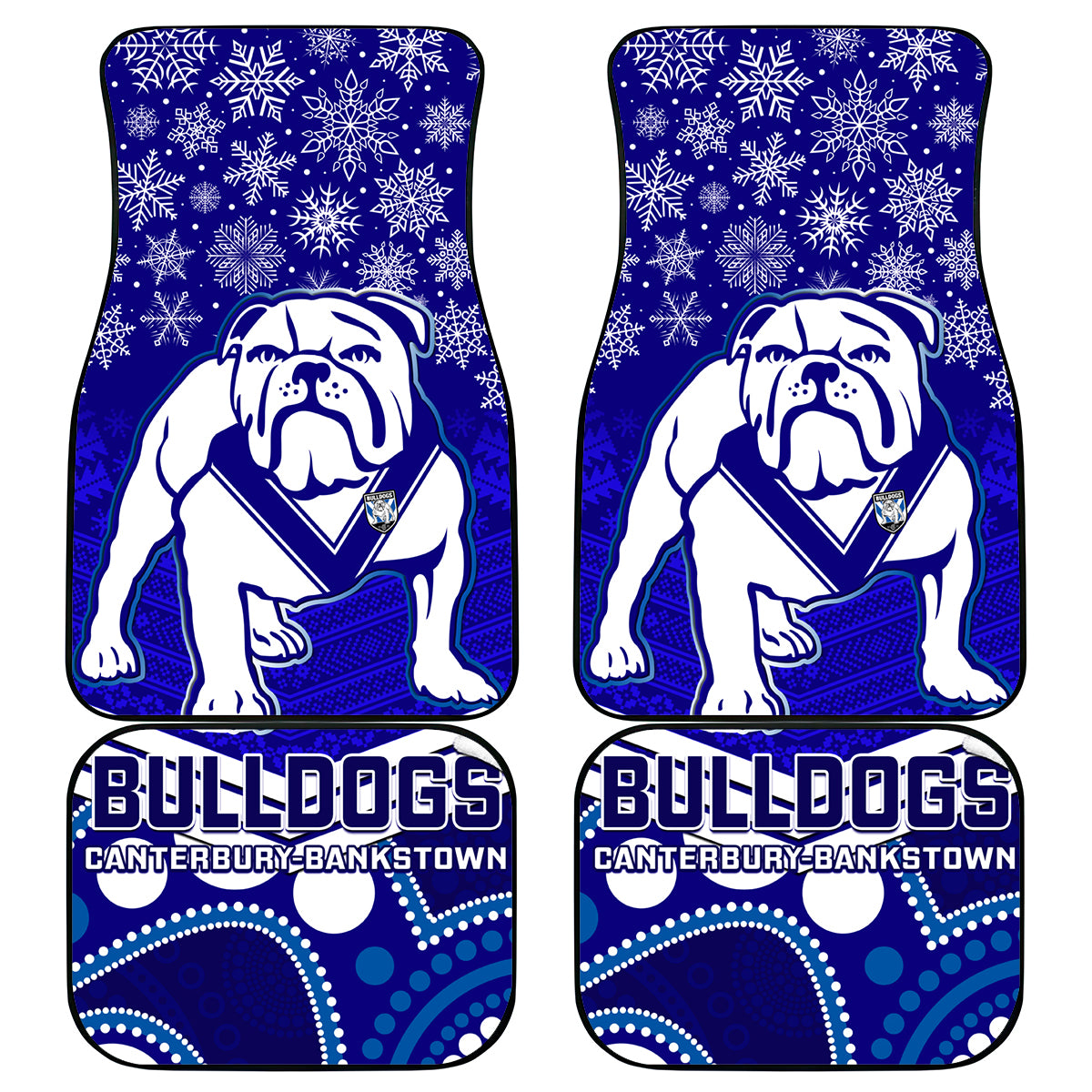 custom-bulldogs-rugby-christmas-car-mats-merry-xmas-2023-mix-aboriginal-art