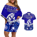 custom-bulldogs-rugby-christmas-couples-matching-off-shoulder-short-dress-and-hawaiian-shirt-merry-xmas-2023-mix-aboriginal-art