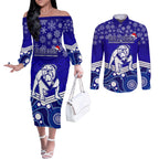 custom-bulldogs-rugby-christmas-couples-matching-off-the-shoulder-long-sleeve-dress-and-long-sleeve-button-shirt-merry-xmas-2023-mix-aboriginal-art