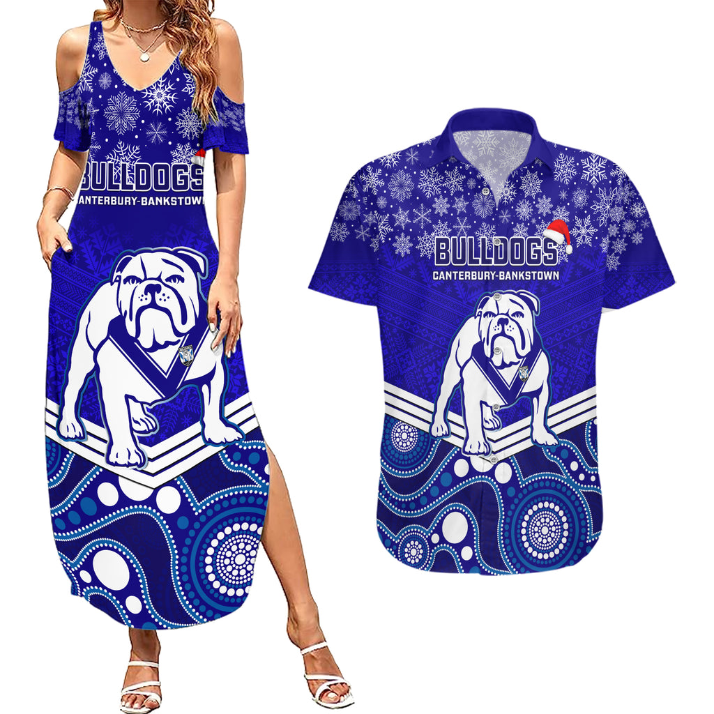 custom-bulldogs-rugby-christmas-couples-matching-summer-maxi-dress-and-hawaiian-shirt-merry-xmas-2023-mix-aboriginal-art