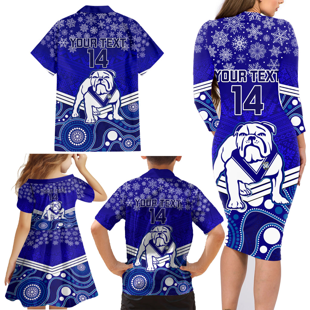 custom-bulldogs-rugby-christmas-family-matching-long-sleeve-bodycon-dress-and-hawaiian-shirt-merry-xmas-2023-mix-aboriginal-art