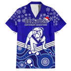 custom-bulldogs-rugby-christmas-family-matching-off-shoulder-long-sleeve-dress-and-hawaiian-shirt-merry-xmas-2023-mix-aboriginal-art