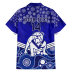 custom-bulldogs-rugby-christmas-family-matching-off-shoulder-long-sleeve-dress-and-hawaiian-shirt-merry-xmas-2023-mix-aboriginal-art