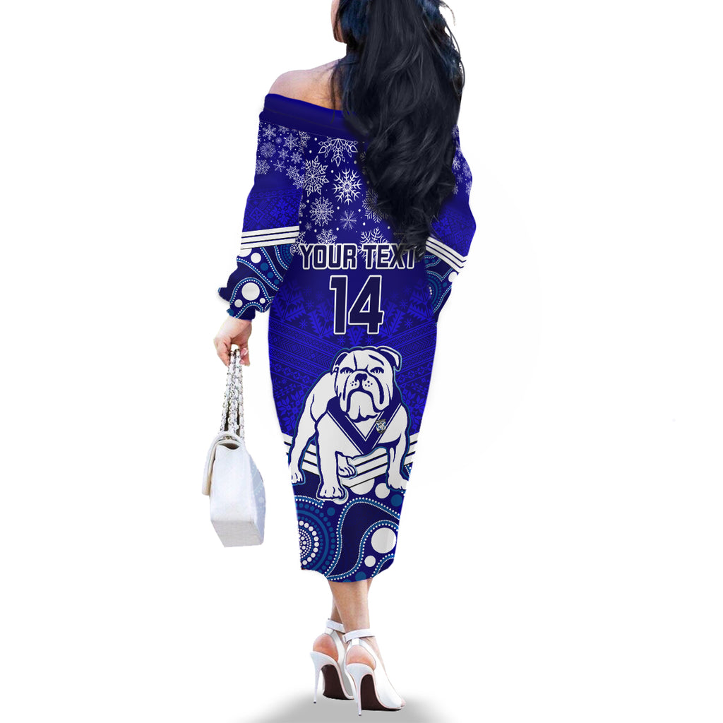 custom-bulldogs-rugby-christmas-family-matching-off-shoulder-long-sleeve-dress-and-hawaiian-shirt-merry-xmas-2023-mix-aboriginal-art