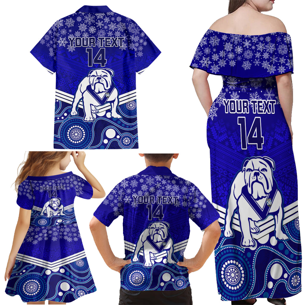 custom-bulldogs-rugby-christmas-family-matching-off-shoulder-maxi-dress-and-hawaiian-shirt-merry-xmas-2023-mix-aboriginal-art