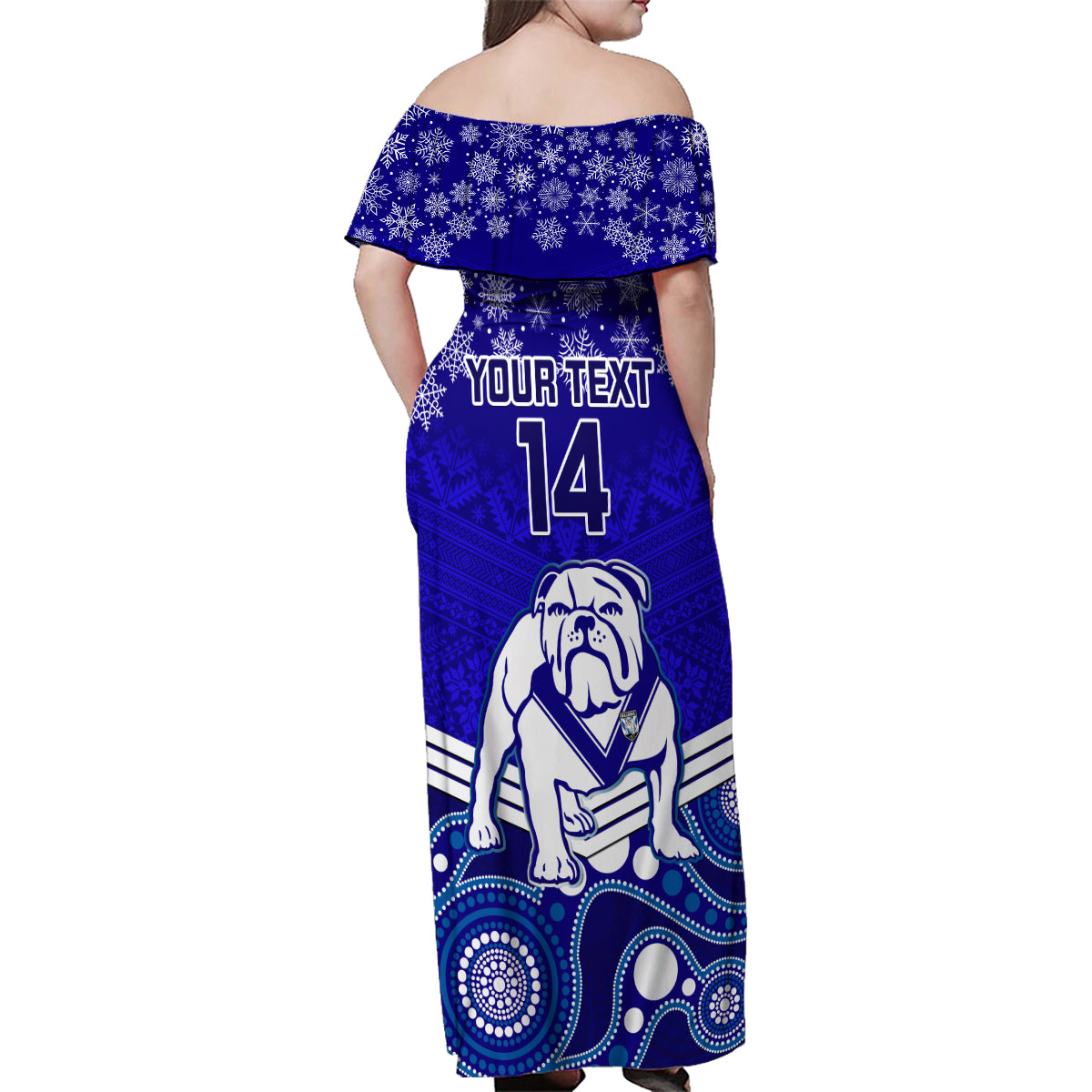 custom-bulldogs-rugby-christmas-family-matching-off-shoulder-maxi-dress-and-hawaiian-shirt-merry-xmas-2023-mix-aboriginal-art