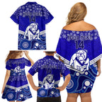 custom-bulldogs-rugby-christmas-family-matching-off-shoulder-short-dress-and-hawaiian-shirt-merry-xmas-2023-mix-aboriginal-art