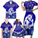 custom-bulldogs-rugby-christmas-family-matching-short-sleeve-bodycon-dress-and-hawaiian-shirt-merry-xmas-2023-mix-aboriginal-art