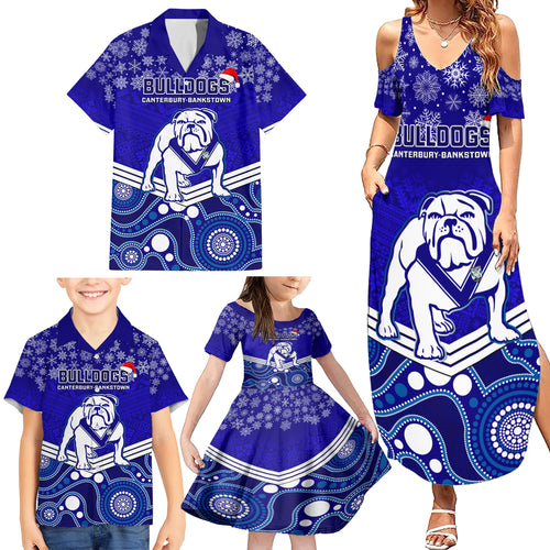 custom-bulldogs-rugby-christmas-family-matching-summer-maxi-dress-and-hawaiian-shirt-merry-xmas-2023-mix-aboriginal-art