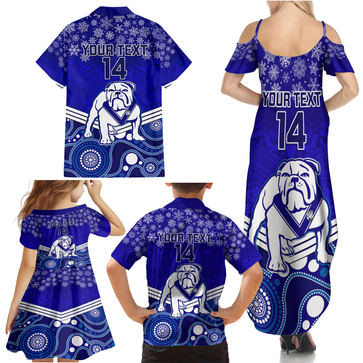 custom-bulldogs-rugby-christmas-family-matching-summer-maxi-dress-and-hawaiian-shirt-merry-xmas-2023-mix-aboriginal-art