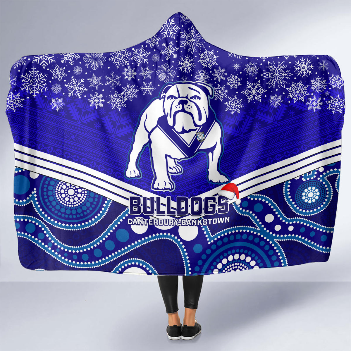 custom-bulldogs-rugby-christmas-hooded-blanket-merry-xmas-2023-mix-aboriginal-art